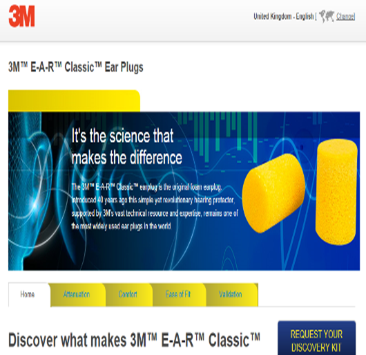 3M LAUNCHES EAR BRAND